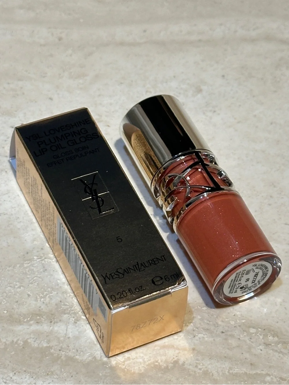 YSL Loveshine Plumping Lip Oil Gloss - 05 California Sunshine